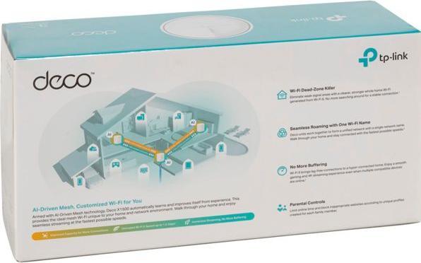 Actual product image TP-Link WL-AP Access Point Deco X1500 Mesh System 3-Pack