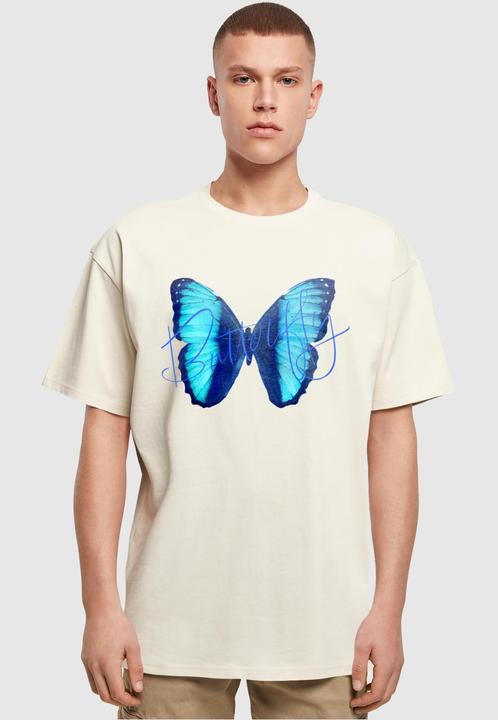 Actual product image Merchcode Butterfly Blue Heavy Oversized Tee - 117559 (M)