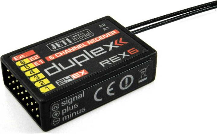 Actual product image Jeti Receiver REX 6 duplex