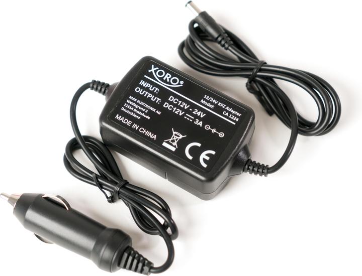 Image du produit Xoro CA1224 Adaptateur stabilisé 12V/24V pour voiture
