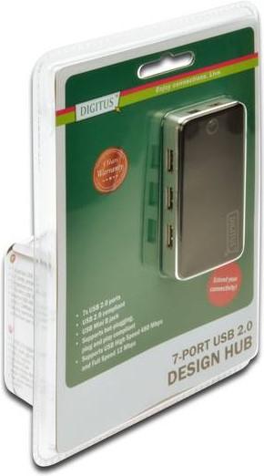 Produktbild Digitus USB 2.0 Hub (USB-A, 7 Ports)