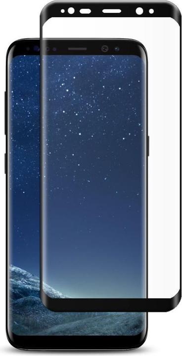 Actual product image Evelatus Galaxy S8 Plus G955 Full Glue Black (1 Piece, Samsung Galaxy S21)