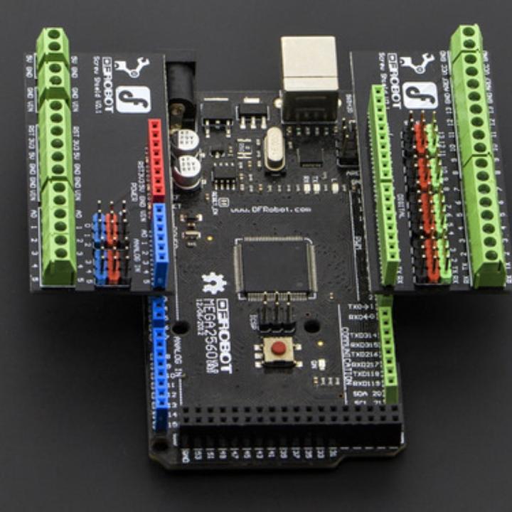 Actual product image DFRobot Gravity Screw Terminal Shield V2 for Arduino