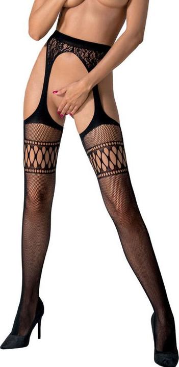 Actual product image Passion S026 Medias Con Liguero Blanco Talla Unica (One size, Single pack)