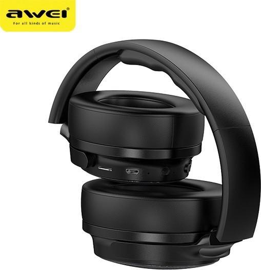 Actual product image Awei Bluetooth headphone s A780BL black (No noise cancelling, 15 h, Wireless)