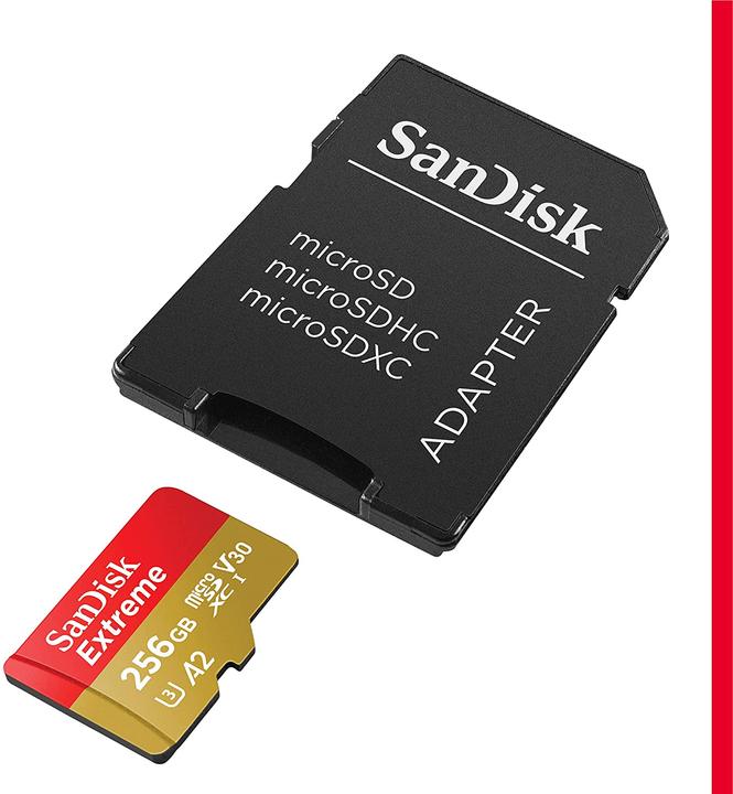 Produktbild SanDisk microSDXC Card (256 GB, microSDXC, U3, UHS-I)