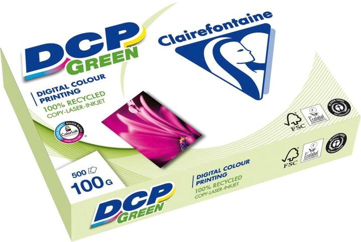 Immagine prodotto Clairefontaine Carta da lettere con stampa a secco DCP Green, A4, 100 g, confezione da 500 pezzi (100 g/m², 500 x, A4)