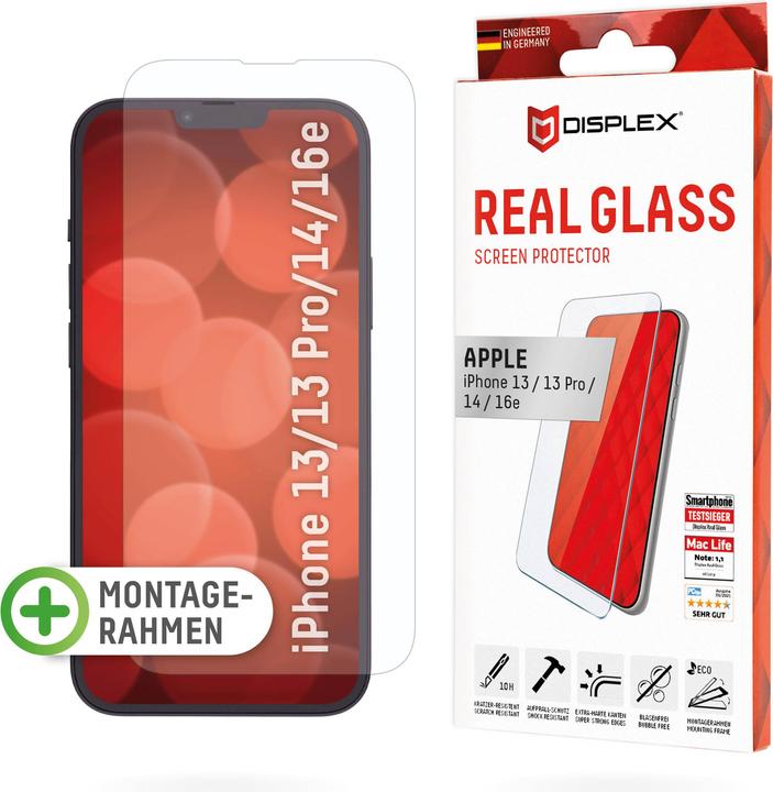 Image du produit Displex Real Glass, 2D Panzerglas (1 pièce(s), Apple iPhone 13)