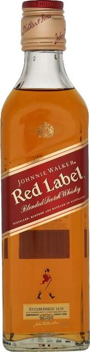 Actual product image Johnnie Walker red label (Blended Whisky, Scotch whisky, 1 x 35 cl)