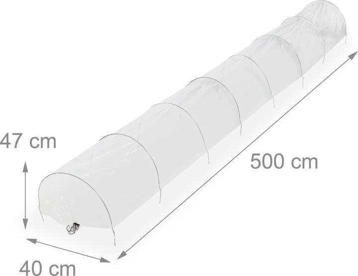 Produktbild Relaxdays Folientunnel