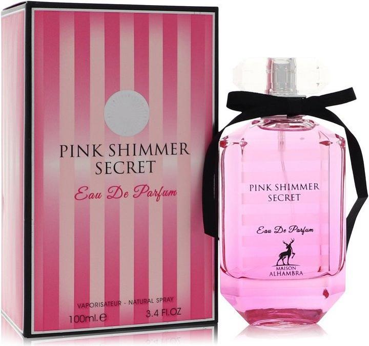 Actual product image Maison Alhambra Pink Shimmer Secret by Eau De Parfum Spray 100 ml (Eau de parfum, 100 ml)