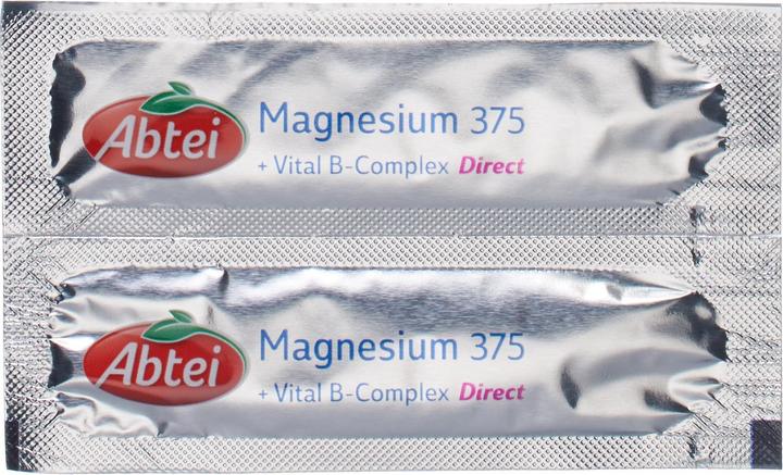 Produktbild Abtei Magnesium 375 + Vitamin B Komplex (20 Stk) (1 Stück, Granulat, 44 g)