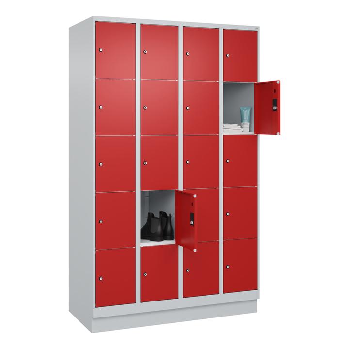Produktbild C+P Fächerschrank Classic Plus, 5 Fächer übereinander, Abteilbreite 30 cm, mit Sockel (120 cm, 195 cm)