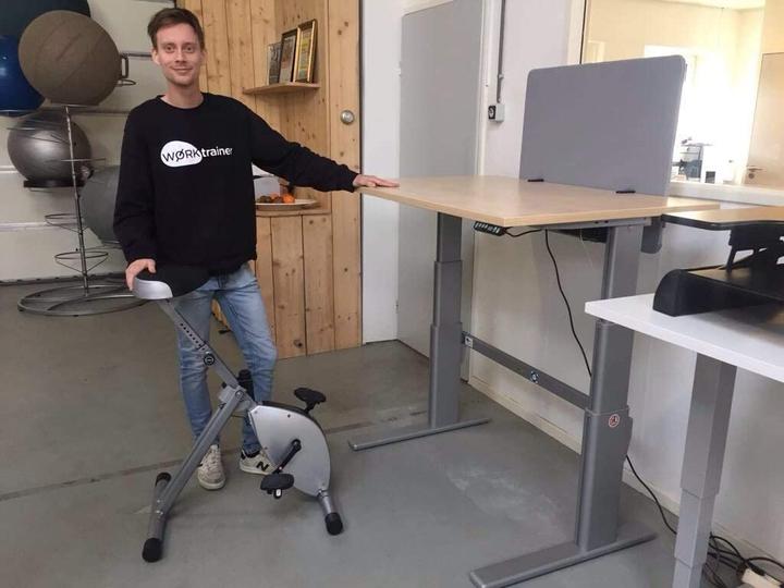 Produktbild Deskbike Desk Bike, weiss, weisser Rahmen gross