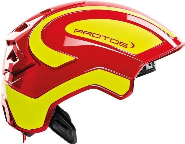 Produktbild Pfanner Integralhelm und Rettungsdiensthelm Rot-Gelb (54 - 62 cm)