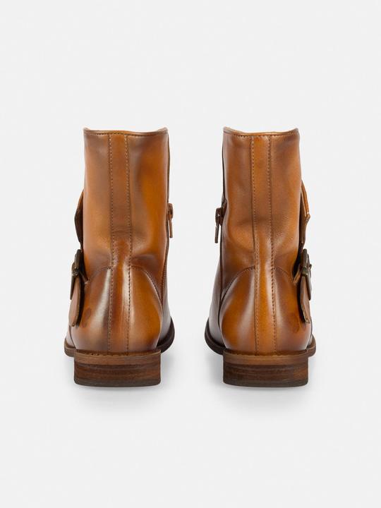 Image du produit Felmini Bottes ODERG W106 Wide Fit en cuir véritable, avec talon bas, fermeture à glissière interne pour (36)
