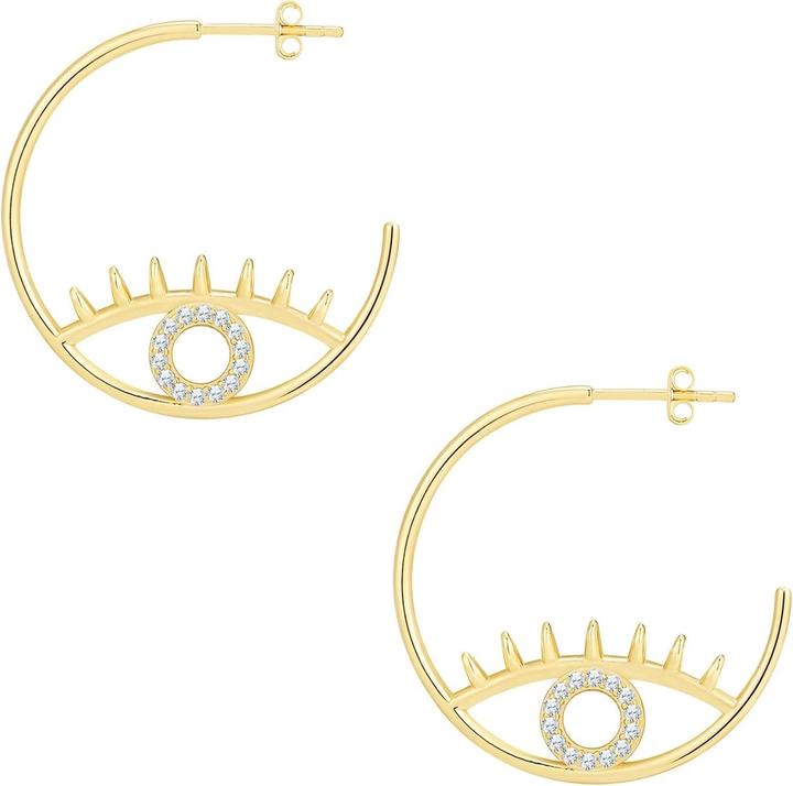 Image du produit Glanzstücke München Boucles d'oreilles femme oeil omniprésent argent sterling - 34686 (Argent Sterling)