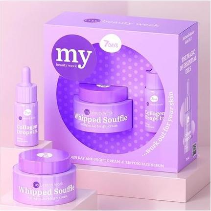 Produktbild 7Days Hautpflegeset mit Anti-Age Gesichtscreme und Kollagenserum - Koreanisches Hautpflege-Geschenkset (Gesichtspflege set)