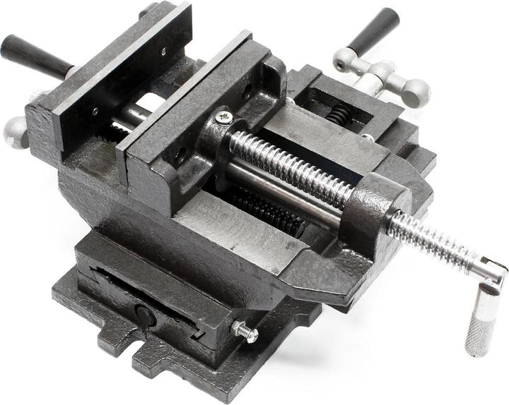 Immagine prodotto Wiltec Fresatrice a slitta a croce con morsa X-Y da banco 150 mm (150 mm)