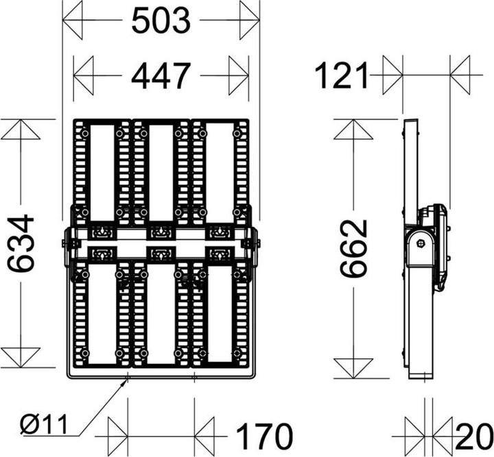 Actual product image Schuch SCHU LED spotlight (22200 lm, IP66)