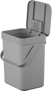 Actual product image EKO puro II 5L Waste Bin Grey (5 l)