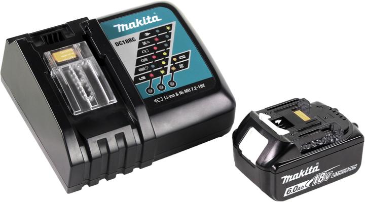 Actual product image Makita DML 802 RG1 Battery lamp for 14.4 and 18 V battery + 1x battery 6.0 Ah + charger