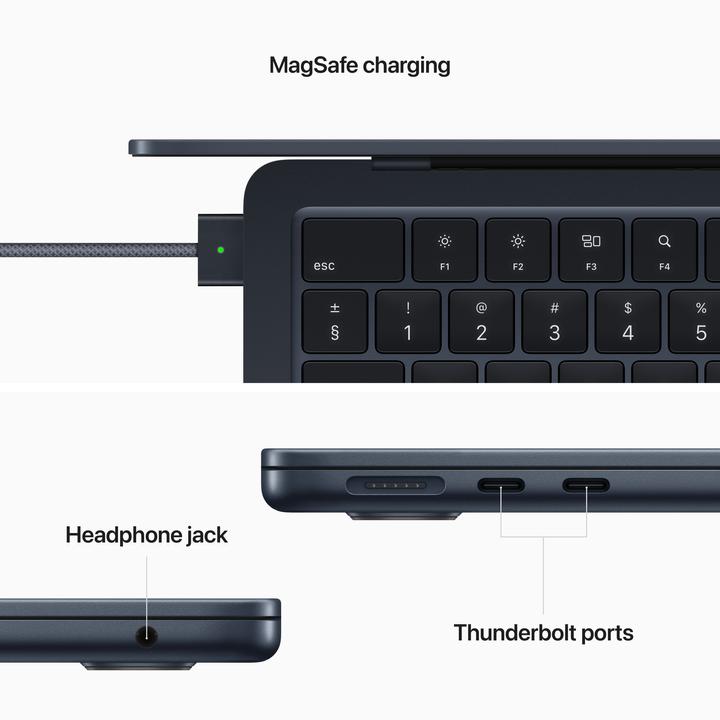 Actual product image Apple MacBook Air – 2022 (13.60", M2, 8 GB, 256 GB, CH)