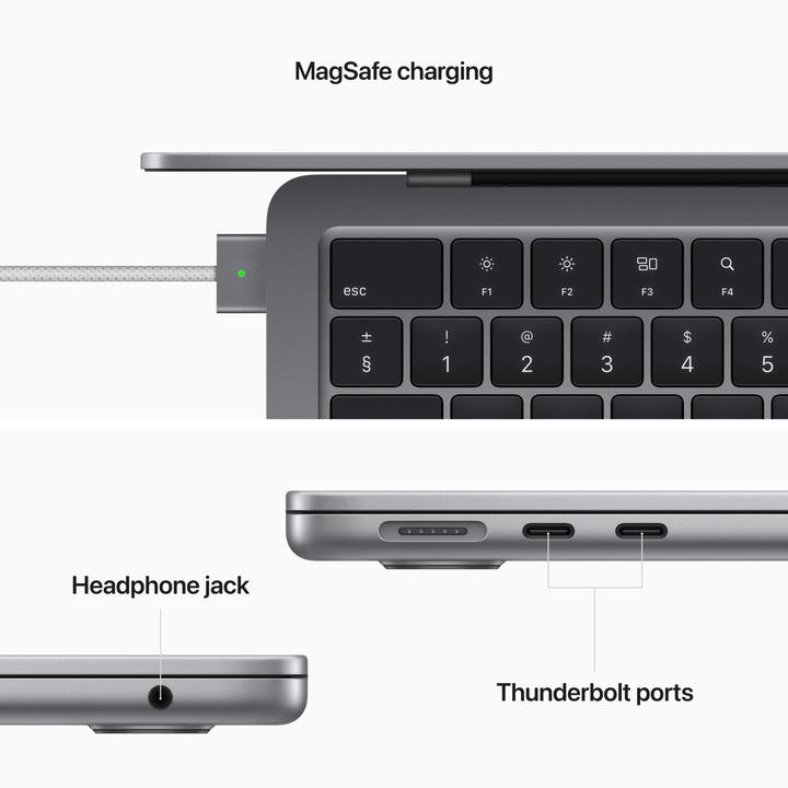 Image du produit Apple MacBook Air - 2022 (13.60", M2, 8 Go, 256 Go, DE)