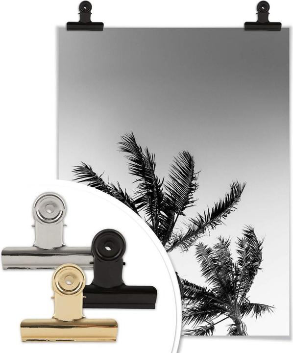 Actual product image Trenddeko Palm trees in storm (40 x 50 cm)