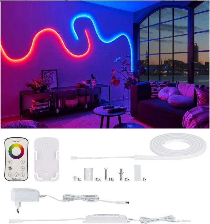 Immagine prodotto Paulmann Set di strisce MaxLED Flow (Multicolore, 150 cm, Interno)
