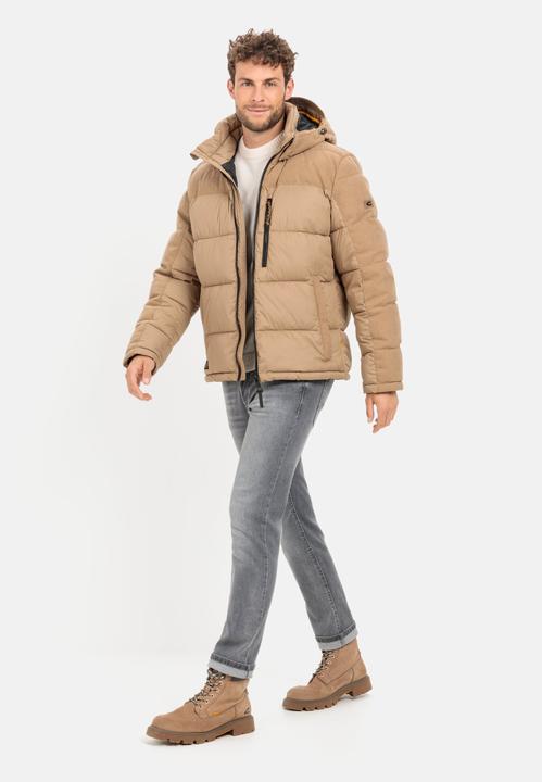 Image du produit Camel Active Veste matelassée avec garniture en velours côtelé (60)