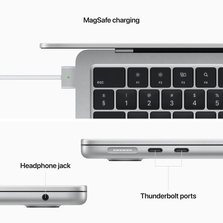 Actual product image Apple MacBook Air – 2022 (13.60", M2, 8 GB, 256 GB, DE)