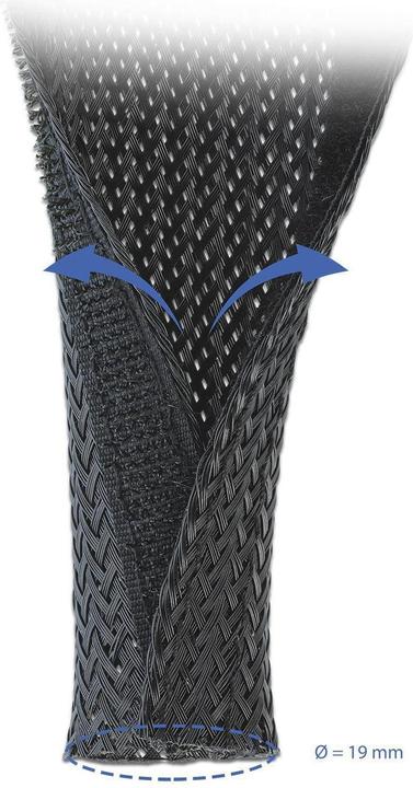 Actual product image Delock Braided hose (Cable conduit, 200 cm)