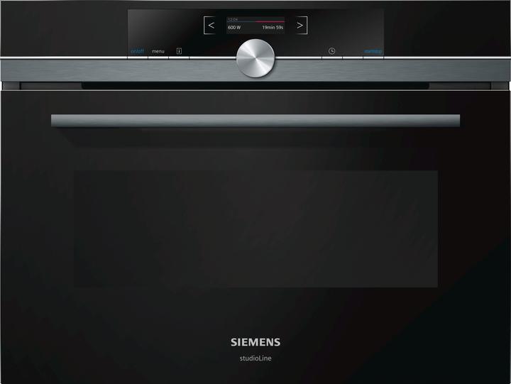 Produktbild Siemens CF834AGB1 iQ700 Einbau-Mikrowelle Schwarz, Edelstahl