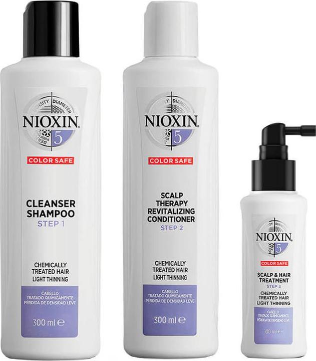 Actual product image Nioxin Starter Set 5, 2x/1x50ml (350 ml, Liquid shampoo)