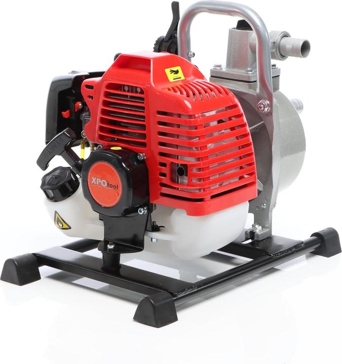 Produktbild XPOtool Benzin Wasserpumpe 1,47kW 38mm 15000l/h 35m Gartenpumpe 2-Takt-Motor (Gartenpumpe)