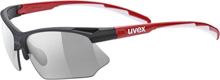 Actual product image Uvex Sports Sportstyle 802 V (Black red white, Smoke)