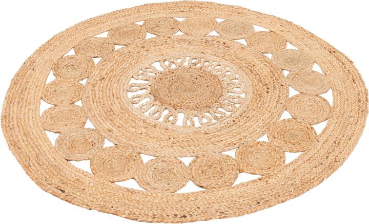 Productafbeelding Pergamon Handgemaakt Jute Tapijt Pia Rond (120 x 120 cm)