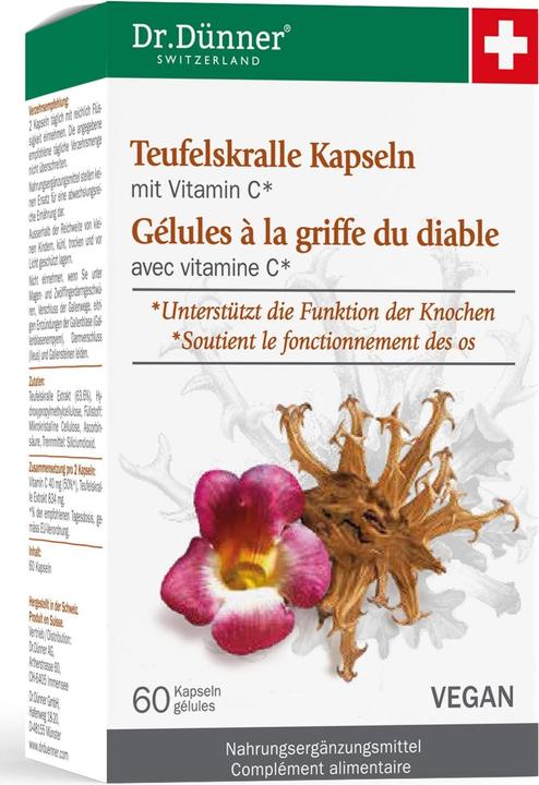 Dr. Dünner Teufelskralle Kaps (60 Stück, Kapseln, 67 g)