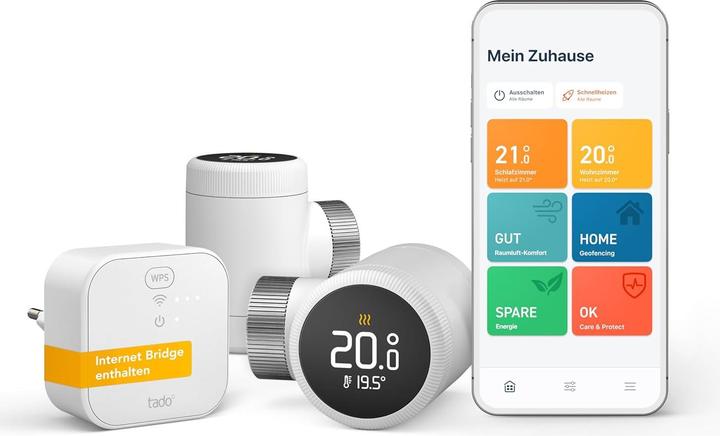 tado° Smartes Heizkörperthermostat Starter Kit X