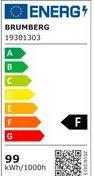 Energy Label Brumberg 19301303 (White, 3000 cm, Indoor)