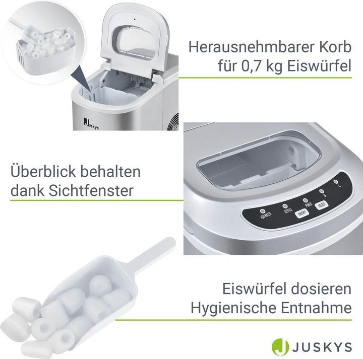Actual product image Juskys IcyCube, silver