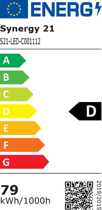 Energie-Label Synergy 21 LED Flex Strip warmweiss DC24V 60W IP20 CRI97 (Warmweiss, 500 cm, Indoor)