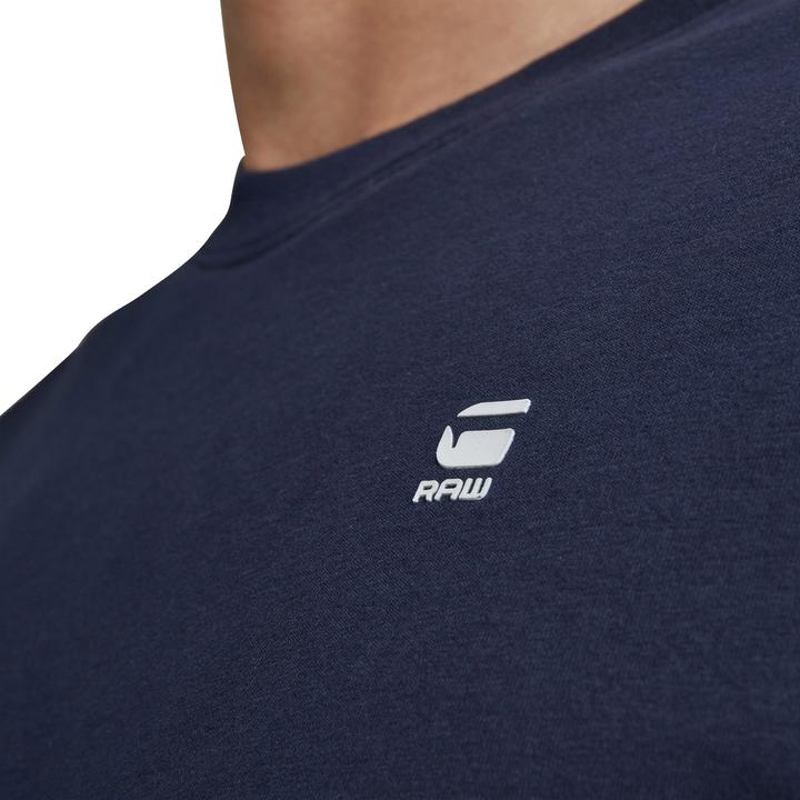 Actual product image G-Star Crew Neck Lash T-Shirt Regular Fit Sartho Blue (XL)