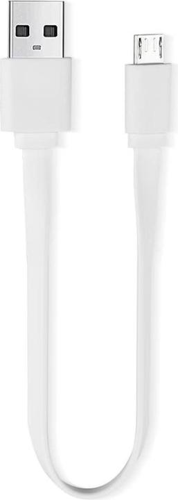 Produktbild PowerGuard Extra kurzes Micro USB Flachband Kabel 20cm (USB 4.0)