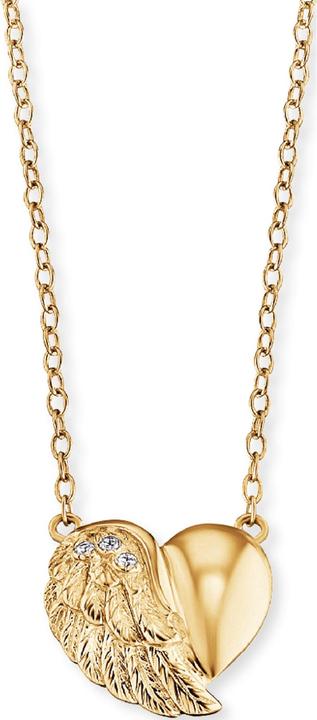 Actual product image Engelsrufer Necklace heart wings gold (925 silver, 40 - 44 cm)