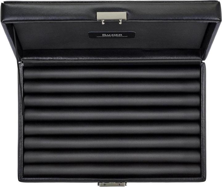Immagine prodotto Sacher 2010.0104N04 - Custodia ad anello nera esclusiva in pelle nera