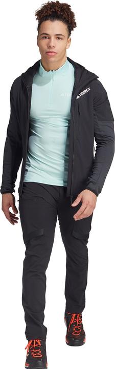 Immagine prodotto adidas Giacca in pile antivento con cappuccio Terrex Techrock (XXL)