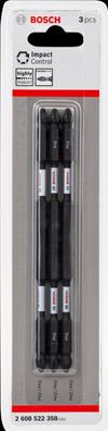 Produktbild Bosch Professional Zubehör Doppelklingen Schrauberbit-Set Impact Control, 8-teilig, 4 x PH2, 4 x PZ2,110 mm (PZ2, PH2)