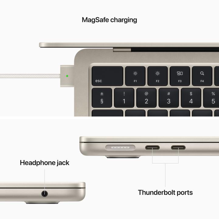 Productafbeelding Apple MacBook Air - 2022 (13.60", M2, 8 GB, 256 GB, CH)
